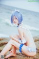 Coser @ 桜 桃 喵 Vol.036: 蕾姆 水 着 (48 photos) P41 No.812ef0