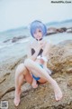 Coser @ 桜 桃 喵 Vol.036: 蕾姆 水 着 (48 photos) P42 No.841429