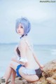 Coser @ 桜 桃 喵 Vol.036: 蕾姆 水 着 (48 photos) P43 No.a18a60