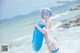 Coser @ 桜 桃 喵 Vol.036: 蕾姆 水 着 (48 photos) P1 No.f3b167