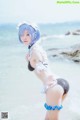 Coser @ 桜 桃 喵 Vol.036: 蕾姆 水 着 (48 photos) P23 No.9ebaaa